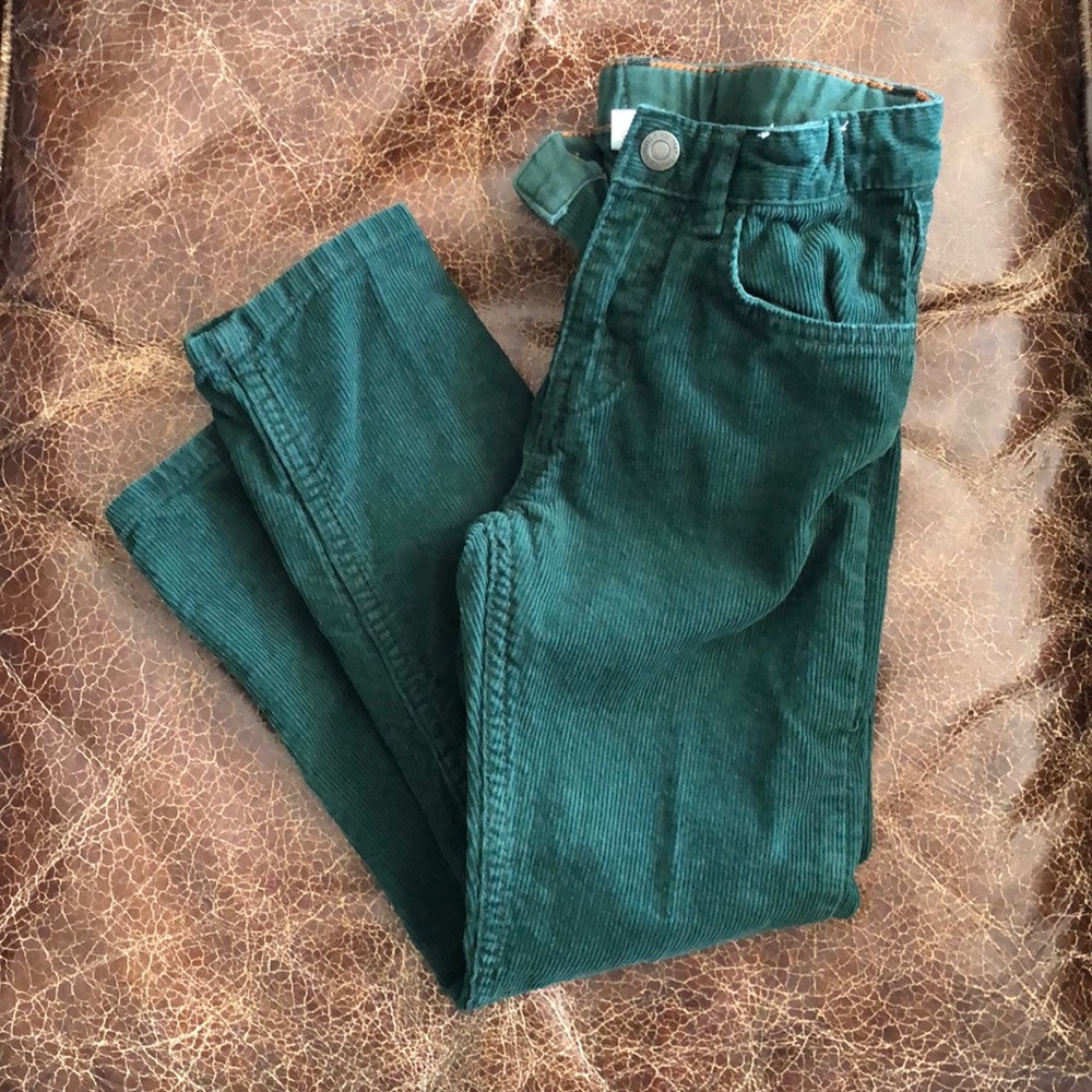 Boys corduroy pants green